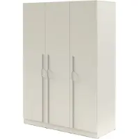 Furniture24 Garderobekast Braga Br2K, kast met 3 draaideuren, afmetingen 150 x 210 x 60 cm - Kasjmier