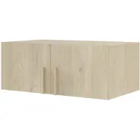 Furniture24 Schrankopzetstuk Braga Brn3Dc, meubelopzetstuk 100 x 40 x 60 cm, met 2 deuren - Crema eikenhout