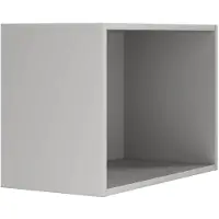 Furniture24 Schrankopzetstuk Braga Brn6S, meubelopzetstuk 58,5 X 40 X 30 Cm - platingrijs