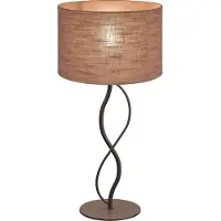 Masterlight Schemerlamp Terry Dolo cacao Ø 37cm