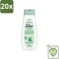 Le Chat 20 x - Douchegel - PH Neutraal - Met Extract Van Aloë Vera - Verfrissend - 300 ml - Grootverpakking - Douchegel - Aloë Vera - PH Neutraal - Verfrissend - Huidverzorging