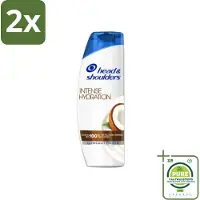 Head & shoulders - Anti-Roos Shampoo - Intense Hydration - Met Kokosolie - 285 ml - Voordeelverpakking - 2 stuks - Anti-Roos Shampoo - Hydraterende Shampoo