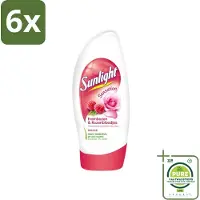 Sunlight - Douchegel - PH Neutraal - Rozen En Frambozen - 250 ml - Voordeelverpakking - 6 stuks - Douchegel - Rozengeur