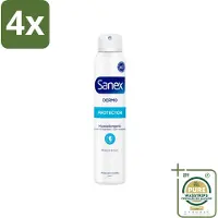 Sanex Dermo - Deodorant Spray - Hypoallergeen - Anti-Transpirant - 150 ml - Voordeelverpakking - 4 stuks - Hypoallergeen -