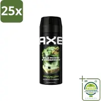 Axe 25 x - Deodorant Bodyspray - 48hrs Fresh - Green Mojito & Cedarwood - 150 ml - Grootverpakking - Deodorant - Deodorant Spray - - Green Mojito - Cedarwood