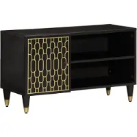 vidaXL Tv-meubel 80x31,5x46 cm massief mangohout