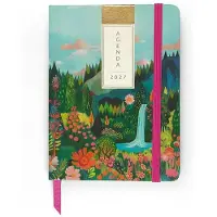 Paperclip Pocket Agenda Landscape with Waterfall Orange Sky A6 –