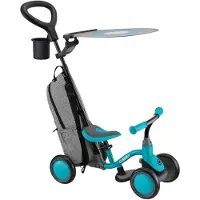 Globber - "Learning Deluxe" fiets, 3-in-1, model PP13150 (één maat) (blauwgroen)