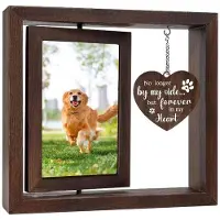 OEM Hoogwaardige houten fotolijst voor 360-graden foto's - Buitenmaat 23x20,5 cm - Binnenmaat 14x9 cm - Geschikt voor honden en katten - Buitenframe - Hoogwaardig materiaal - Herinneringsplaats