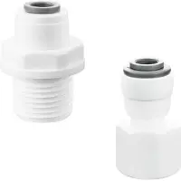 OEM Waterfilter met snelle koppeling, 1/4" naar 3/8" - levenslang lekvrij