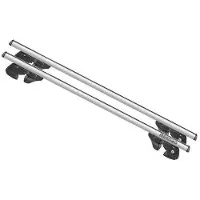 Menabo Sherman Silver XL | Dakkofferhouder voor Land Rover - Discovery 1989-1998 - Aluminium - Lengte 135 cm - Draagvermogen 90 kg - Set van 2