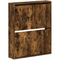 vidaXL Wandgemonteerde Schoenenkast DELFT 71 x 17 x 86 cm Bewerkt hout