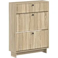 vidaXL Schoenenkast EDE 78 x 24 x 103 cm Bewerkt hout Sonoma Eiken