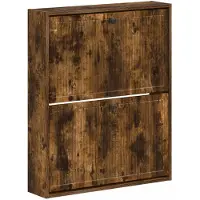 vidaXL Wandgemonteerde Schoenenkast EDE 71 x 17 x 86 cm Bewerkt hout
