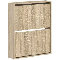 vidaXL Wandgemonteerde Schoenenkast DELFT 71 x 17 x 86 cm Bewerkt hout