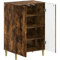 vidaXL Schoenenkast ARNHEM 59,5 x 39,5 x 90 cm Bewerkt hout