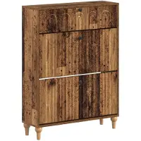 vidaXL Schoenenkast ALKMAAR 78 x 24 x 103 cm Bewerkt hout Oud hout