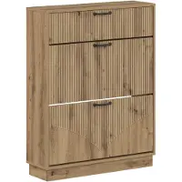 vidaXL Schoenenkast HOORN 78 x 24 x 100 cm Bewerkt hout