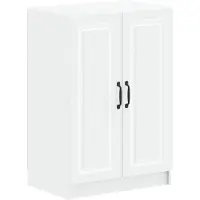 vidaXL Schoenenkast UTRECHT 59,5 x 39,5 x 87 cm Bewerkt hout Wit