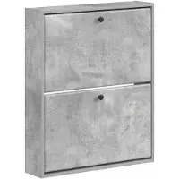 vidaXL Wandgemonteerde Schoenenkast BREDA 71 x 17 x 86 cm Bewerkt hout