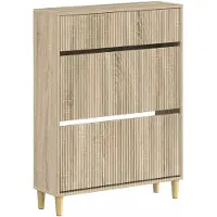 vidaXL Schoenenkast ARNHEM 78 x 24 x 103 cm Bewerkt hout Sonoma Eiken