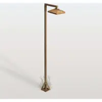 MORETTI LED tuinpadverlichting - tuinlamp Aura Edge, brons / oud-messing, Messing, Landelijk, LED buitenlamp