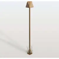 MORETTI LED tuinpadverlichting - tuinlamp Silva Edge, brons / oud-messing, Messing, Landelijk, LED buitenlamp
