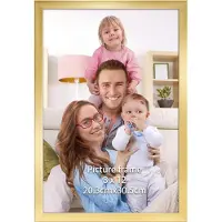 OEM Moderne fotolijst van goud - ideaal voor wandmontage - 1 stuk - 20 x 30 cm
