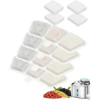 Sonstiges Vervangingsfilters voor kattenfonteinen, 3,5 liter, set van 8 | Actieve kool en maifansteen | Compatibel met Oneisall PW04 | Wit
