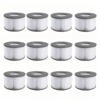 Sonstiges Vervangingsfilters voor whirlpools en spa's, verpakking van 12 stuks, compatibel met MSpa modellen vanaf 2020