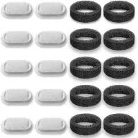 Sonstiges 10-delige set vervangingsfilters voor drinkfonteinen, compatibel met Tomxcute 3,2 liter roestvrijstalen modellen