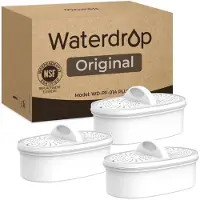 Waterdrop Waterfilter PF-01A Plus voor filterkan, | NSF-gecertificeerd, vermindert lood, PFAS en chloor | 3-pack
