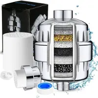 Sonstiges Douchefilter voor water met veel kalk, met een meerlagenfilterpatroon voor het verwijderen van chloor en zware metalen