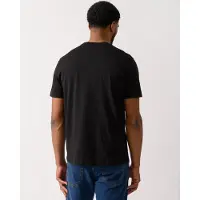 Armani Exchange Shirt zwart / wit