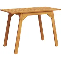vidaXL Tuintafel 110x56x75 cm massief acaciahout