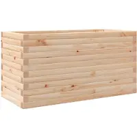 vidaXL Plantenbak 90x40x45,5 cm massief grenenhout