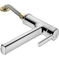 NABER KWC Luna E4 raamfitting, spoelwastafelkraan, chroom, voor hoge druk