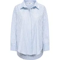 ONLY Blouse Onloregon Alva Ls Reg Shirt Noos Wv 15367554 Navy Peony/black + White Dames Maat - M