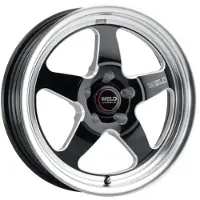 Weld 17x10 Ventura Drag 5x114.3 ET49 BS 7.42 Gloss BLK MIL DIA 78.1