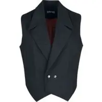 Gothicana by EMP - Gothic Bodywarmer - Countess Bathory - S tot XXL - voor Mannen - zwart | Maat L