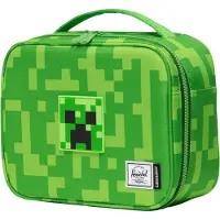 Herschel thermische zak Minecraft Pop Quiz Lunch Box Little Creeper groen