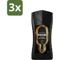 Axe 3 x X Magnum - Douchegel - Gold Caramel Billionaire - 250 ml - Douchegel - Lichaam - Gezicht - Haar - Chocolade