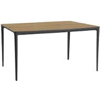 Tierra Outdoor Elegante dining tafel trespa bergamo charcoal 160 x 90 cm