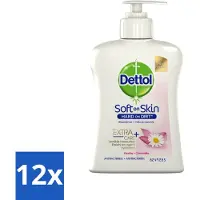 Dettol 12 x - Handzeep - Antibacterieel - Hydraterend - Kamille - 250 ml - Handzeep - Antibacterieel - Hydraterend - Kamille - Handwas