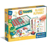 Clementoni Spelen met Stempels Alfabet - Leren Schrijven Spel - Ik Leer Letters Lezen - Educatief Speelgoed Cadeau voor Kleuters, Meisjes en Jongens
