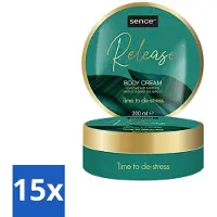 Sence 15 x - Release - Bodycrème - Wellness - 200 ml - Bodycrème - Wellness - Ontspanning - Huidverzorging - Eucalyptus