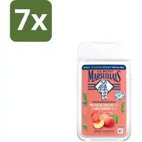 Le Petit Marseillais – Douchegel – Pêche Blanche & Nectarine Bio – 250 ml - Bulkverpakking - 7 stuks