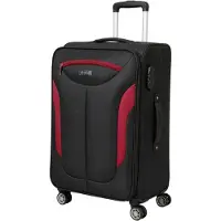 Solier Handbagagekoffer, 25 liter, cabinebagage, 4 wielen, uitbreidbaar