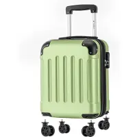YONSLY Cabinekoffer met Afneembare Wielen - 46x31x20 cm - 25L - Fruitgroen