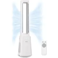 Auronic Torenventilator - Bladeless Model 2 in 1 - Luchtreiniger met HEPA-filter - Ventilator - 10 Standen - Afstandsbediening - 105 cm - Wit